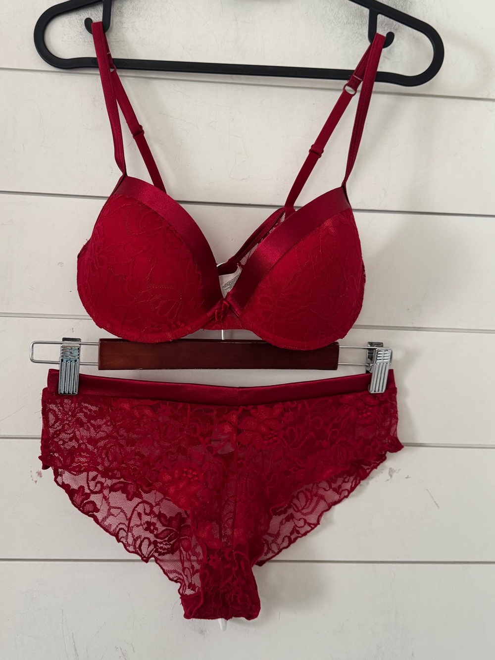 DANIel LAUReNT (Size 34C, S)  Bra and Pantie Set Underwire Lace🇨🇦